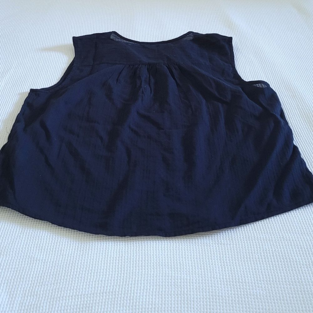Banana🍌Republic Navy🇺🇲 Blue💙 Sleeveless Top - NWT - Picture 9 of 9